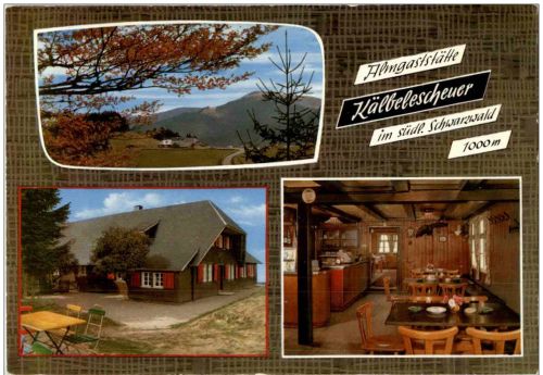 Münstertal - Gaststätte Kälbelescheuer