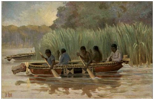 Chr. Rave - Westafrika - Ruderboot