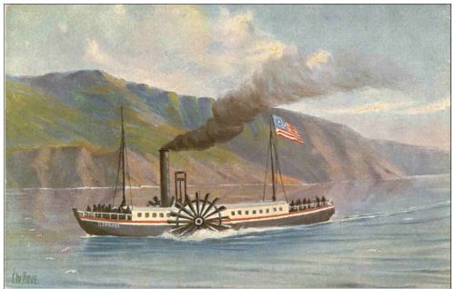 Chr. Rave - Erster Raddampfer auf dem Hudson