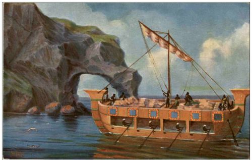 Chr. Rave - Assyrisches Lastschiff