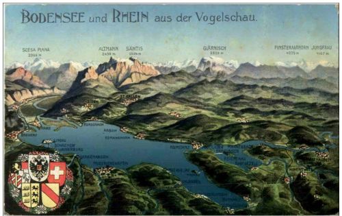 Panorama vom Bodensee - Lindau Konstanz -