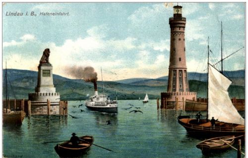 Lindau im Bodensee - Hafeneinfahrt