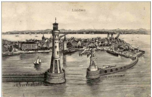 Lindau im Bodensee - Hafeneinfahrt