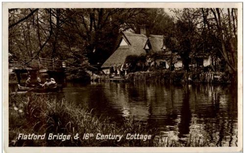 Flatford Bridge &amp; 16th Century Cottage