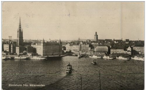 Stockholm fran Mälaresidan