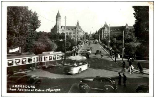 Luxembourg - Pont Adolphe et Caisse d Epargne