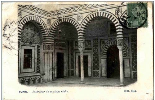 Tunis - Interieur de maison riche