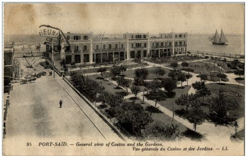 Port Said - General view of Casino