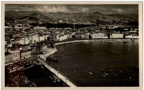 San Sebastian - Vista desde el monte Urgull