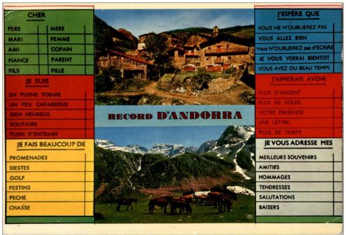 Andorra - Record d Andorra