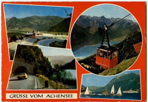 Gruss vom Achensee - Seilbahn