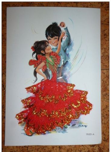 Spanien Tanz - Kleid aus Stoff