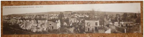 St. Marie a Py - Panorama des zerschossenen Dorfes