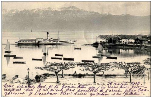 Port d Ouchy et Montagnes de Savoie