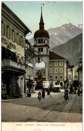 Altdorf - Platz und Telldenkmal