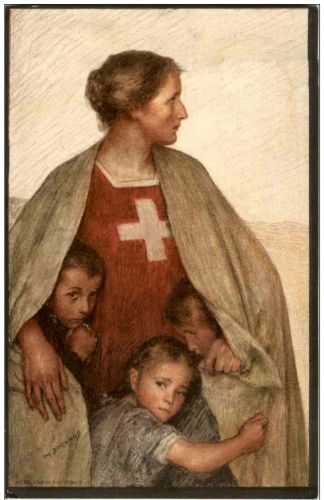 Bundesfeier Postkarte 1917