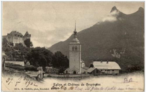 Eglise et Chateau de Gruyeres