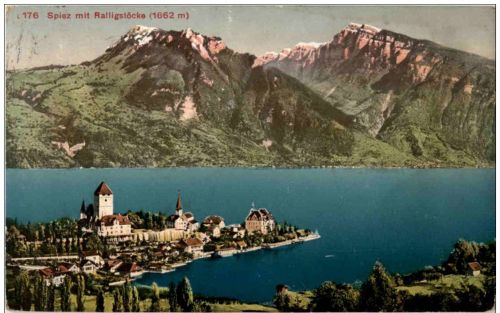 Spiez mit Ralligstöcke