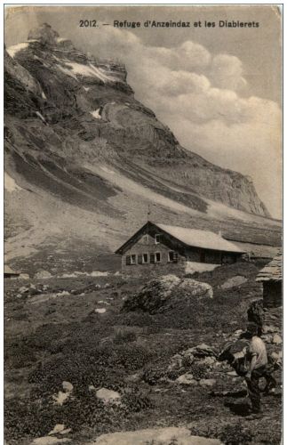 Refuge d Anzeindaz et les Diablerets