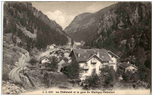 Le Chatelard et la Gare de Martigny Chatelard