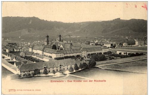 Einsiedeln - Das Kloster Rückseite