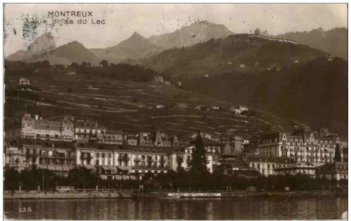 Montreux prise du Lac