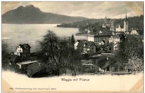 Weggis mit Pilatus