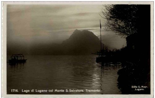Lago di Lugano Tramonto