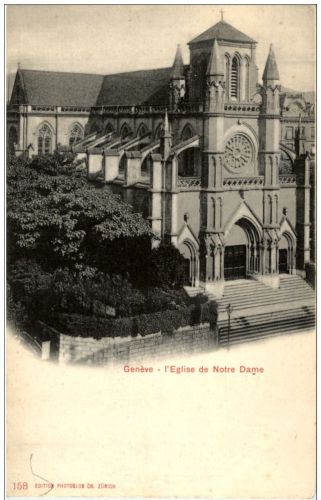 Geneve - l Eglise de Notre Dame
