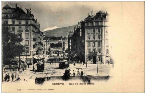 Geneve - Rue du Mont Blanc