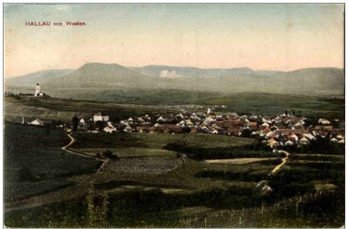 Hallau von Westen
