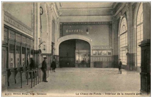 La Chaux de Fonds - Interieur de la nouvelle gare