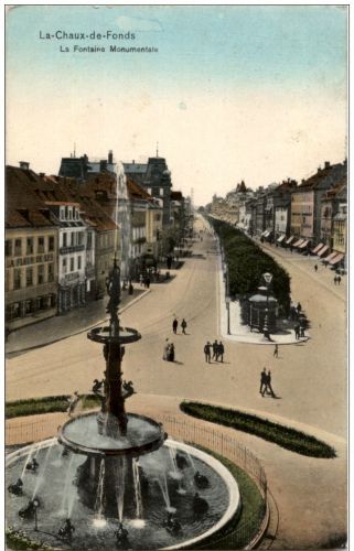 La Chaux de Fonds - La Fontaine Monumentale