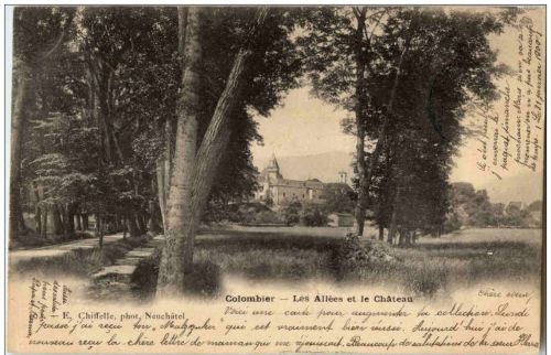 Colombier - Les Allees et le Chateau