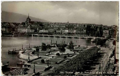 Geneve - Quai du Mont blanc