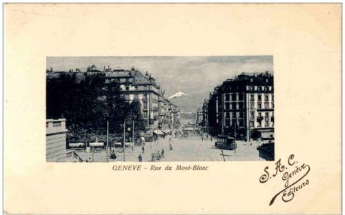 Geneve - Rue du Mont Blanc