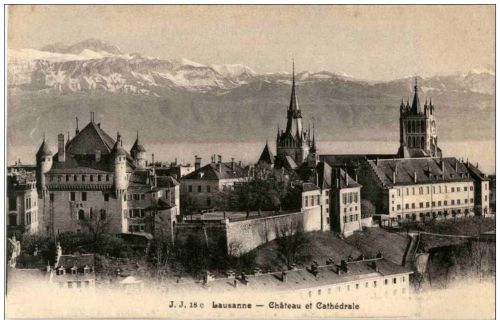 Lausanne - Chateau et Cathedrale