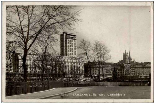 Lausanne - Bel Air et Cathedrale