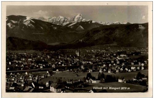 Villach mit Mangart