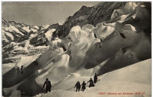 Grindelwald - Seracs am Eismeer