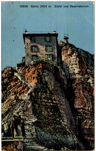 Säntis - Gipfel und Observatorium