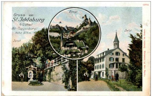 Gruss von St. Iddaburg bei Gähwil