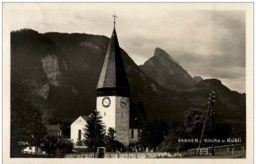 Saanen - Kirche und Rübli