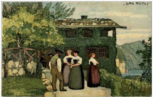 Bundesfeier Postkarte 1913