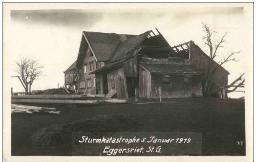 Eggersriet - Sturmkatastrophe 1919