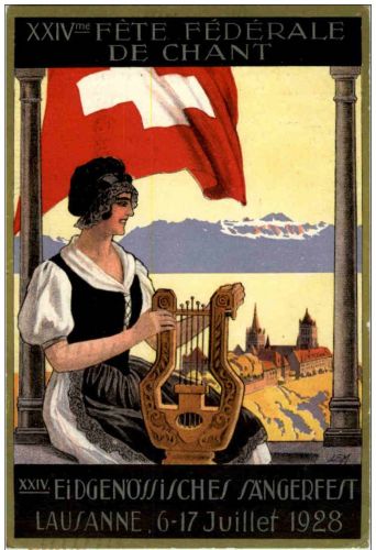 Lausanne - Eidg. Sängerfest 1928