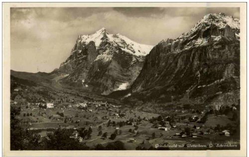 Grindelwald mit Wetterhorn