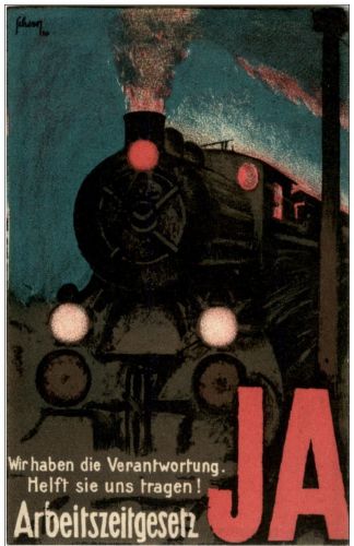 Abstimmung - Arbeitszeitgesetz Ja - Eisenbahn