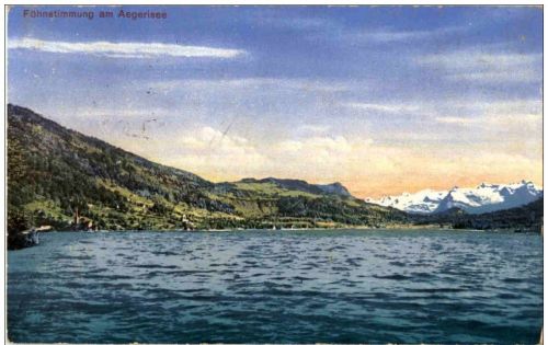 Föhnstimmung am Aegerisee
