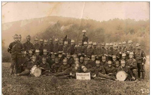 Schweizer Militär - Grenzbesetzung 1914